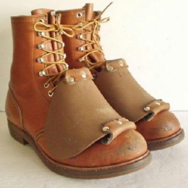 vintage logger boots