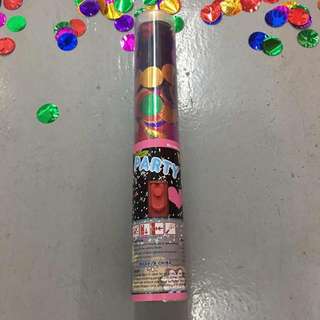 Party Popper 25cm Button Activated Ball