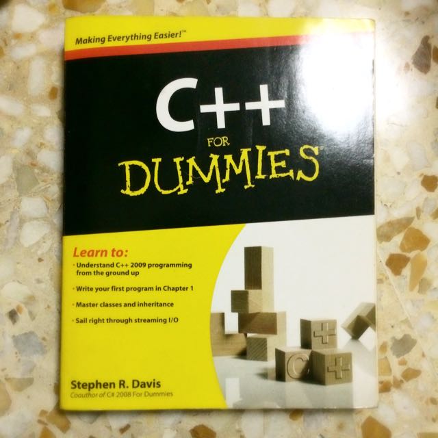 C For Dummies Books Stationery On Carousell