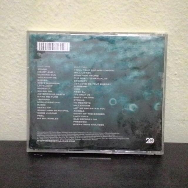 CD ROBBIE WILLIAMS In And Out Of Consciousness Greatest Hits 19902010
