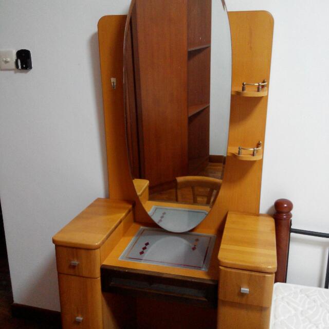Dressing Table With A Chair, Furniture & Home Living, Furniture, Tables