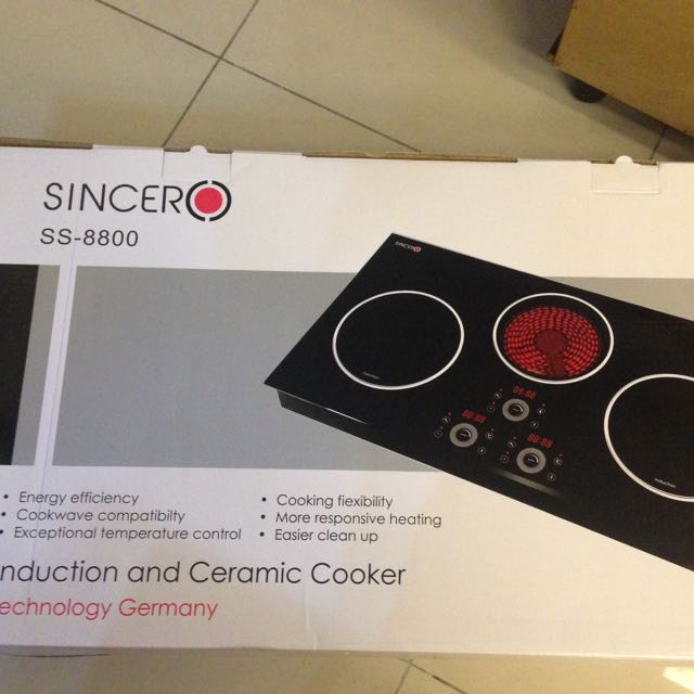 Induction Seramic Cooker Sincero Ss8800 Kitchen Appliances On Carousell