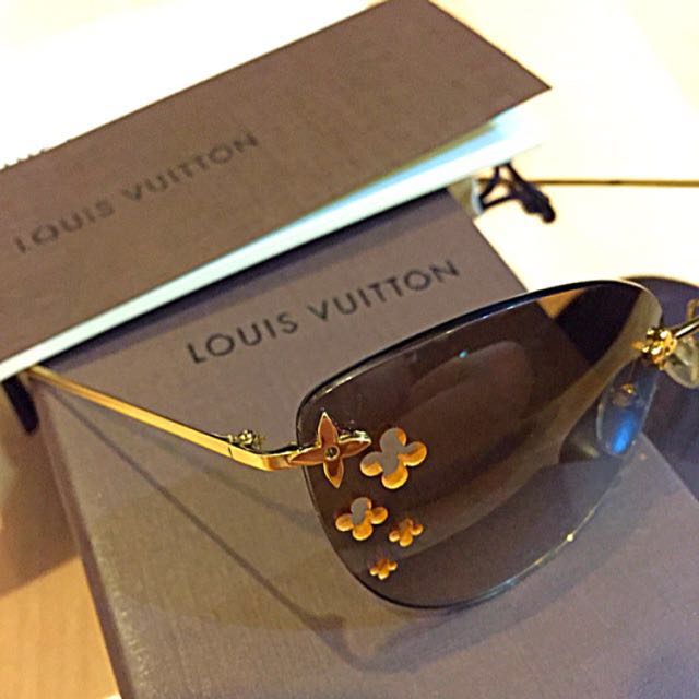 Louis Vuitton Desmayo purple cat eye sunglasses Metal ref.186208