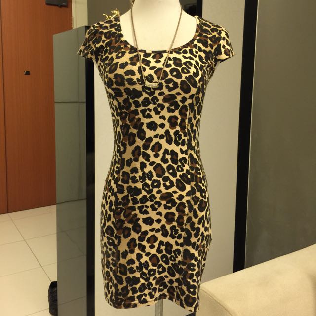 Supre leopard cheap print dress