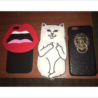 iPhone 6/6s手機殼（獅子那個是硬殼）