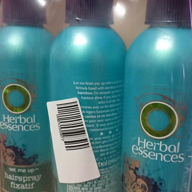 Clairol Herbal Essences Hairspray Health Beauty On Carousell