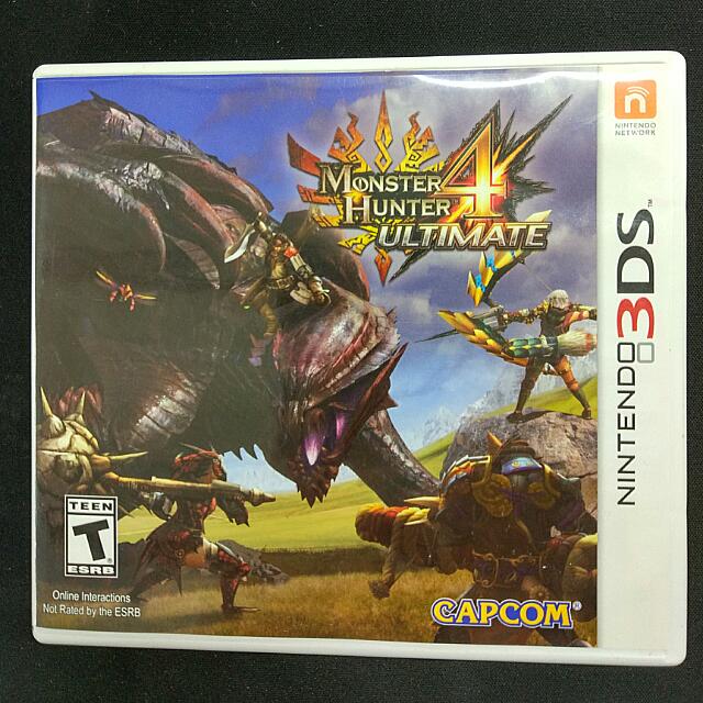 Monster Hunter 4 Ultimate For Nintendo 3ds Toys Games On Carousell