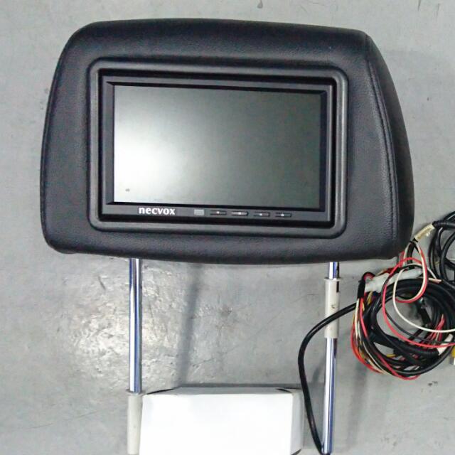 Sony XAV-W1 & 2 X Necvox Headrest Monitor, Car Accessories on Carousell