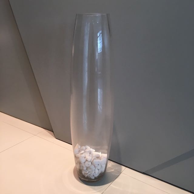 Floor Standing Glass Vase Everything Else On Carousell