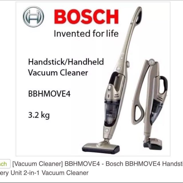 Bosch Handheld Vacuum Cleaner, TV & Home Appliances, Vacuum Cleaner
