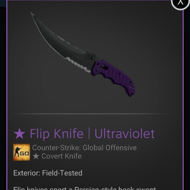 CSGO Flip Knife Ultraviolet , Health & Nutrition, Health Monitors ...