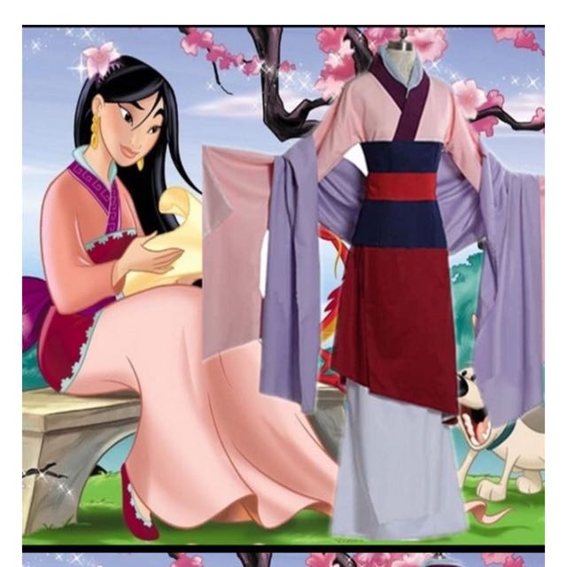Custom Made Fantasia Princess Mulan Halloween Costume Women