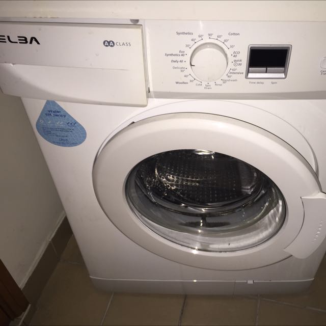 Elba Washing Machine (Model EWF1071N), Furniture & Home Living, Home