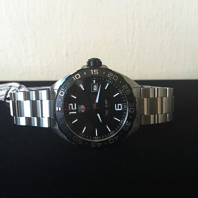 Fs Bnib Tag Heuer Formula 1 Black Steel Bracelet 41mm Watch Waz1110 Ba0875 Men S Fashion On Carousell