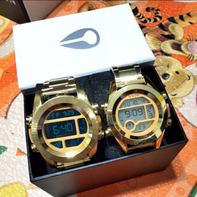 Gold Nixon Couple Watch Men s Fashion Watches Accessories