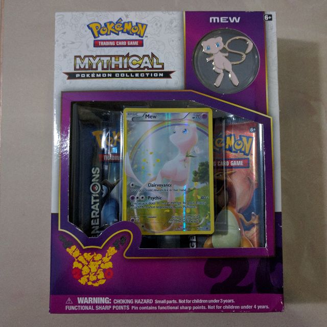 Pokémon Mew Mythical Collection 20th Anniversary Booster Box Trading Card for sale online 