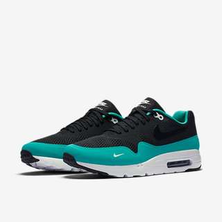 NIKE AIR MAX 1 ULTRA ES Jade 黑色黑綠 蒂芬妮 男鞋 小勾