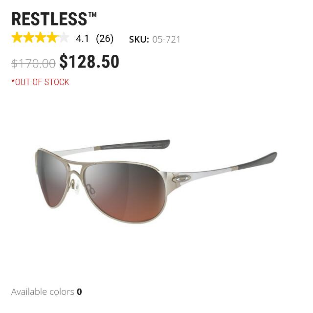oakley restless sunglasses