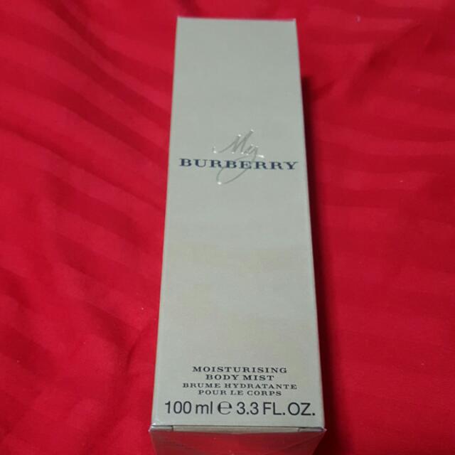 burberry moisturising body mist
