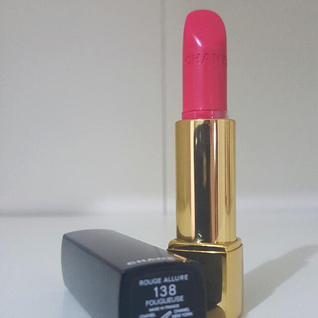 CHANEL Rouge Allure 138 Fougueuse, Tickets & Vouchers, Store Credits on  Carousell