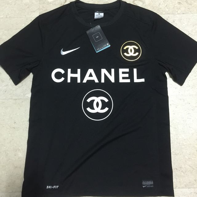Chanel X Nike Dry Fit Tee(READY STOCK), Men's Fashion on Carousell