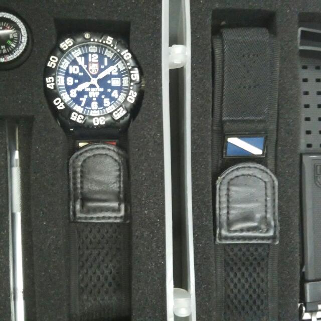 LUMINOX 3054 Men s Sea Scott Cassell Special UVP Blue Dial Strap Dive Watch