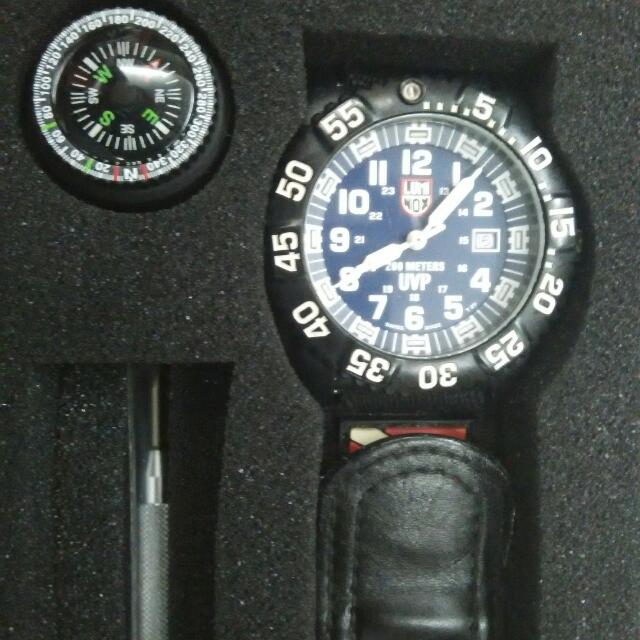 LUMINOX 3054 Men s Sea Scott Cassell Special UVP Blue Dial Strap Dive Watch