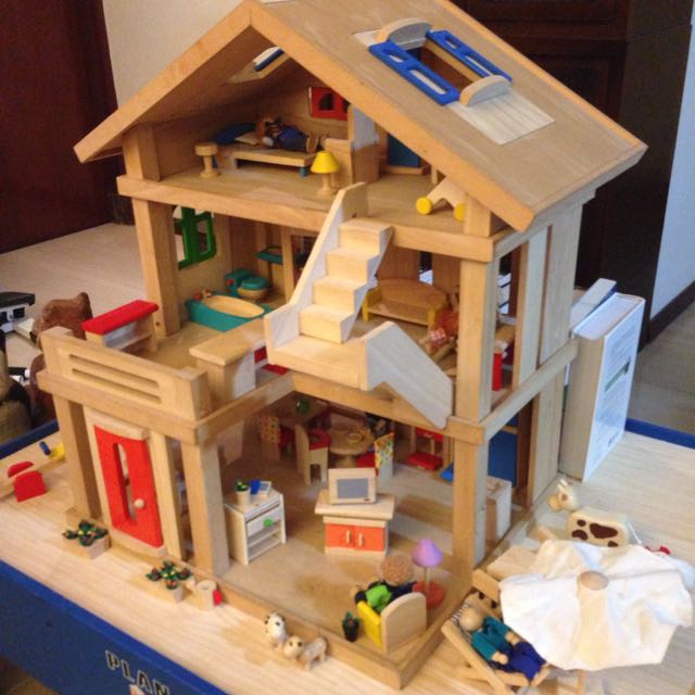 Plan toys terrace dollhouse deals