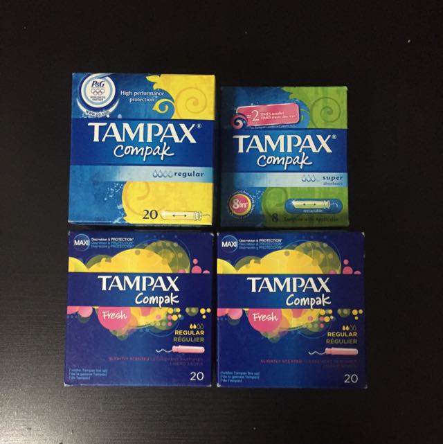 Tampax Compak Tampons Super Women S Fashion On Carousell