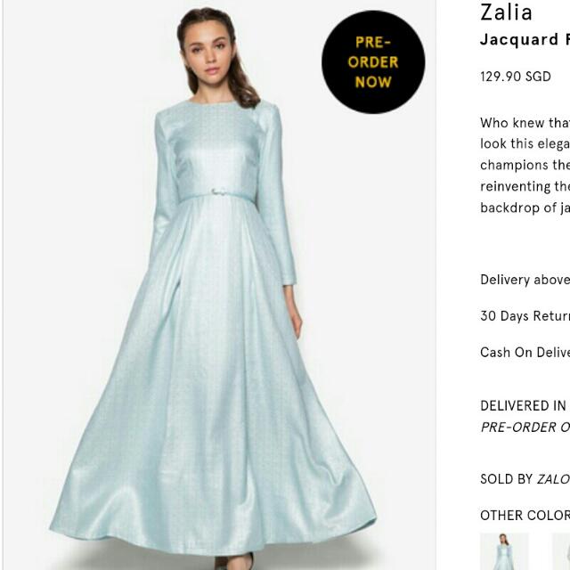 Zalia jacquard dress cheap