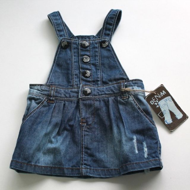 baby jean overall dress
