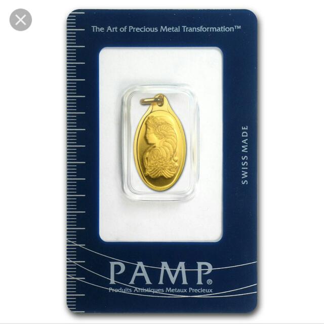 2.5g 999.9 Pure Gold Suisse Pamp Pendant Men s Fashion Watches