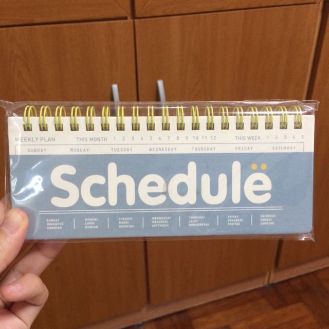 Artbox Weekly Planner, Hobbies & Toys, Stationery & Craft, Stationery & School Supplies on Carousell