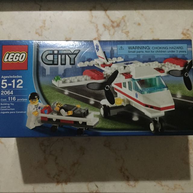 Lego 2064 Air Ambulance Plane, Hobbies & Toys, Toys & Games on