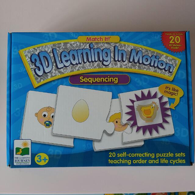 Match It 3d Learning In Motion Sequencing Babies Kids On