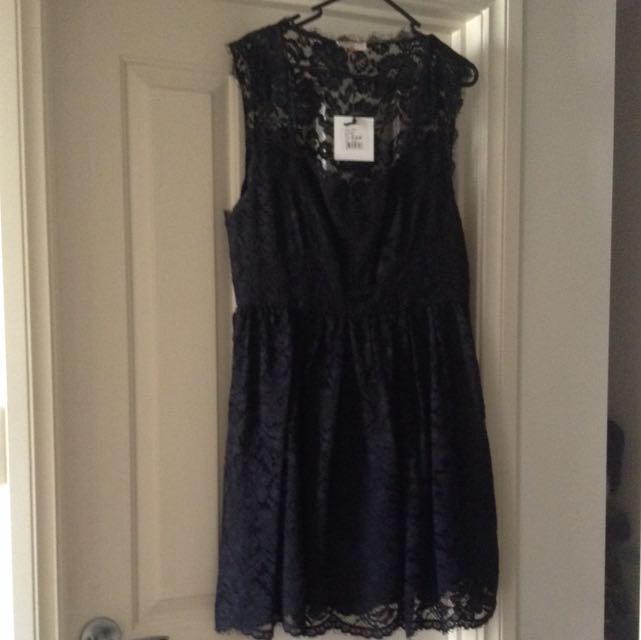 portmans black lace dress