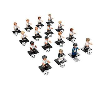 Lego 71014 German National Football Team Minifigures Complete Set Of 16