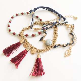 Set Of Stradivarius Bracelets