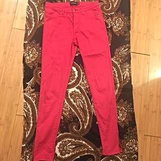 MinkPink Candy Apple Red Pants