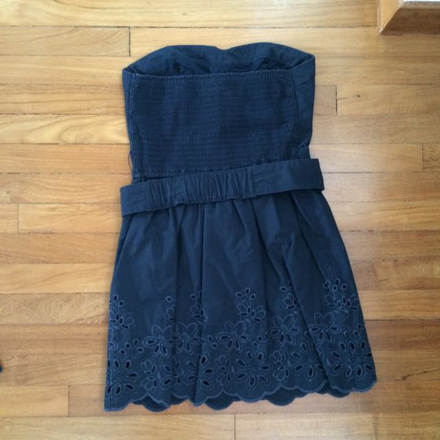 Hollister strapless dress online