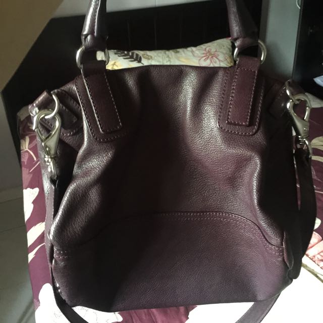 Givenchy Medium Pandora In Aubergine, Luxury, Bags & Wallets on Carousell