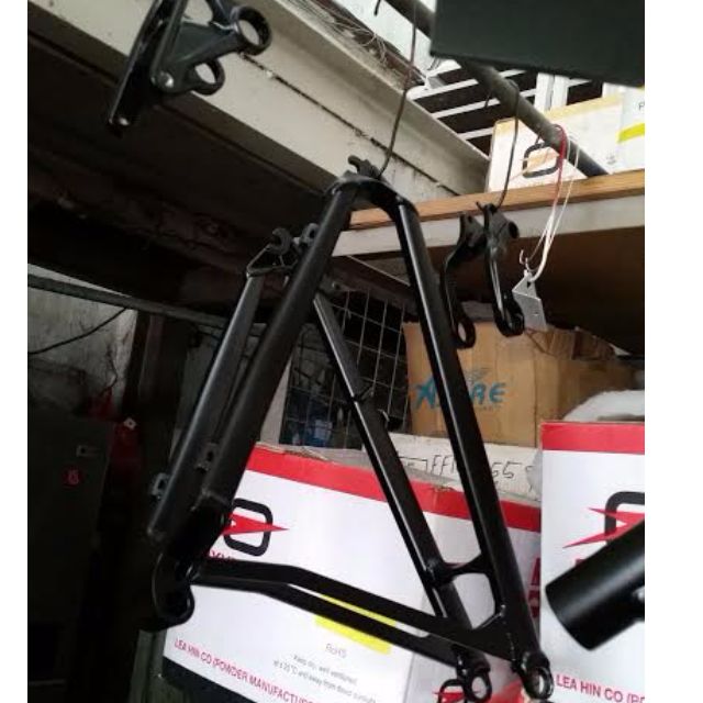 paint over powder coat bike frame