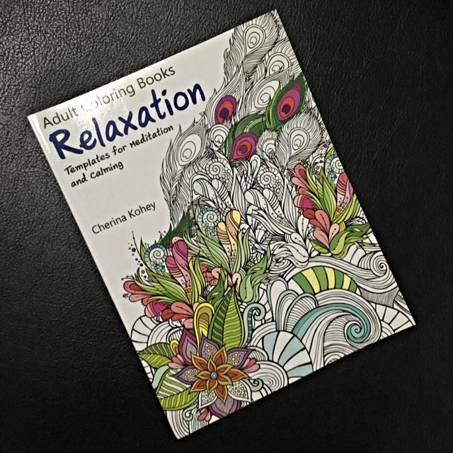 Adult Coloring Book Relaxation Templates For Meditation And