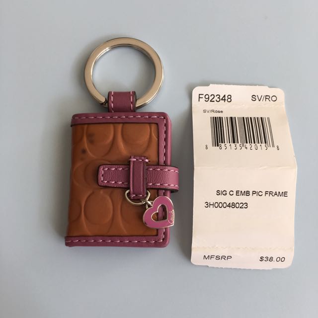 Authentic Coach Photo Frame Keychain Luxury on Carousell
