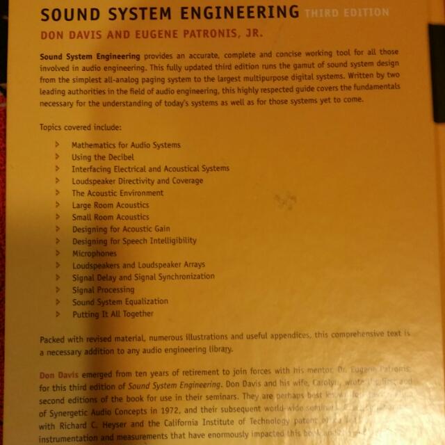 Sound System Engineering Bible, Computers & Tech, Office & Business