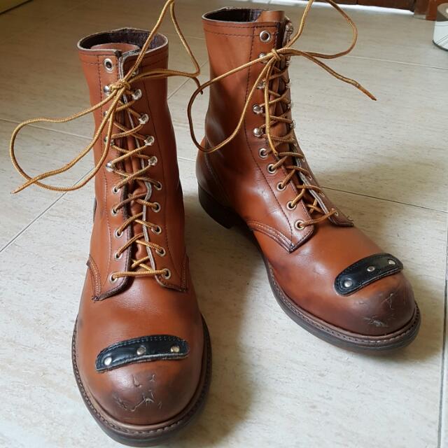 red wing metatarsal work boots