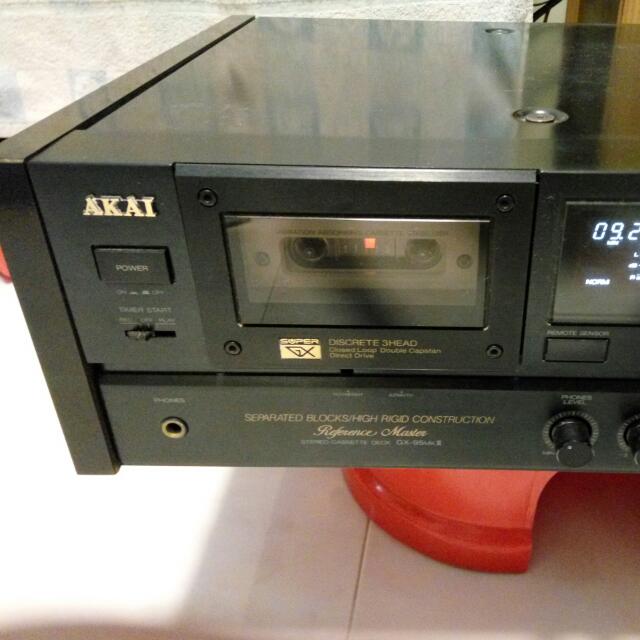 Akai Discrete 3Head GX95 MK2 Cassette Deck(recording need to service