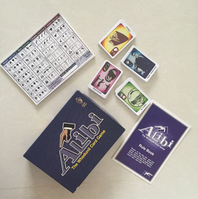 Alibi Multiplayer Board Game, Hobbies & Toys, Toys & Games on Carousell