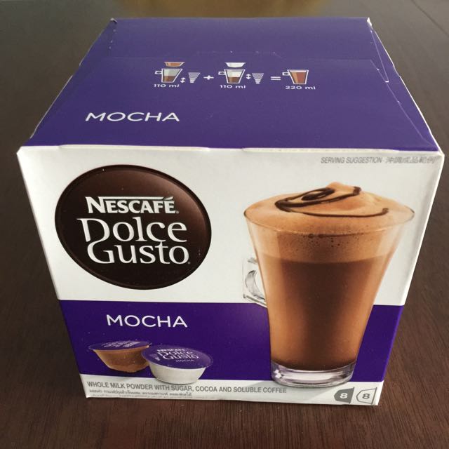 Brand New Sealed Nescaf Dolce Gusto Mocha Capsules TV Home