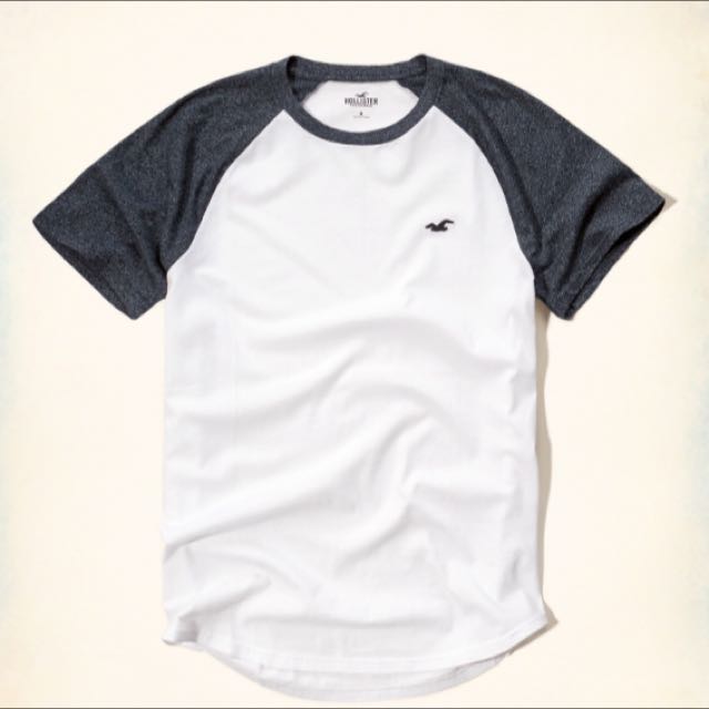 Hollister raglan t shirt clearance